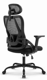 Офісне крісло CABRO C507 чорна тканина - Зображення 3