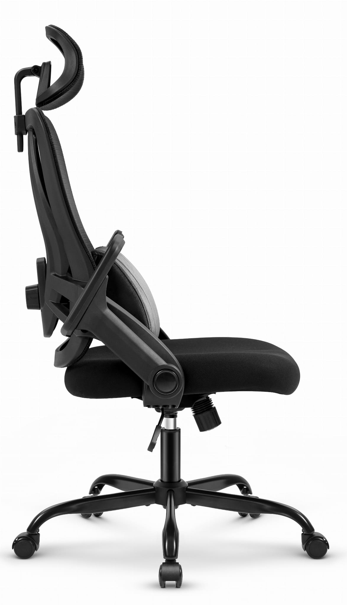 e9f8c1e839de3d22cde6bde933fbd5b Офісне крісло CABRO C507 чорна тканина - Зображення 4