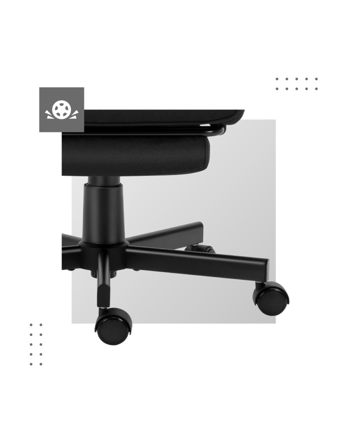 mark-adler-boss-44-black-office-chair-5 Офісний стілець Mark Adler BOSS 4.4 чорного кольору з підставкою для ніг - Зображення 7