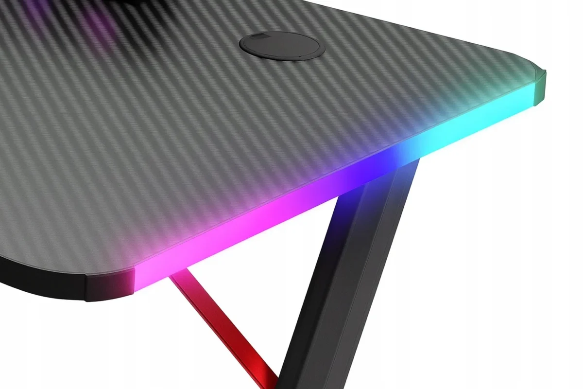 Ігровий стіл світлодіодний Ekspand BG01-140 чорний/червоний - Зображення 6