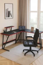 Кутовий iгровий стіл Ekspand BG02-130 чорний - Зображення 4