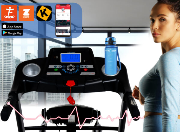 02A Бігова доріжка електрична THUNDER ICON-D-BLACK - Зображення 4