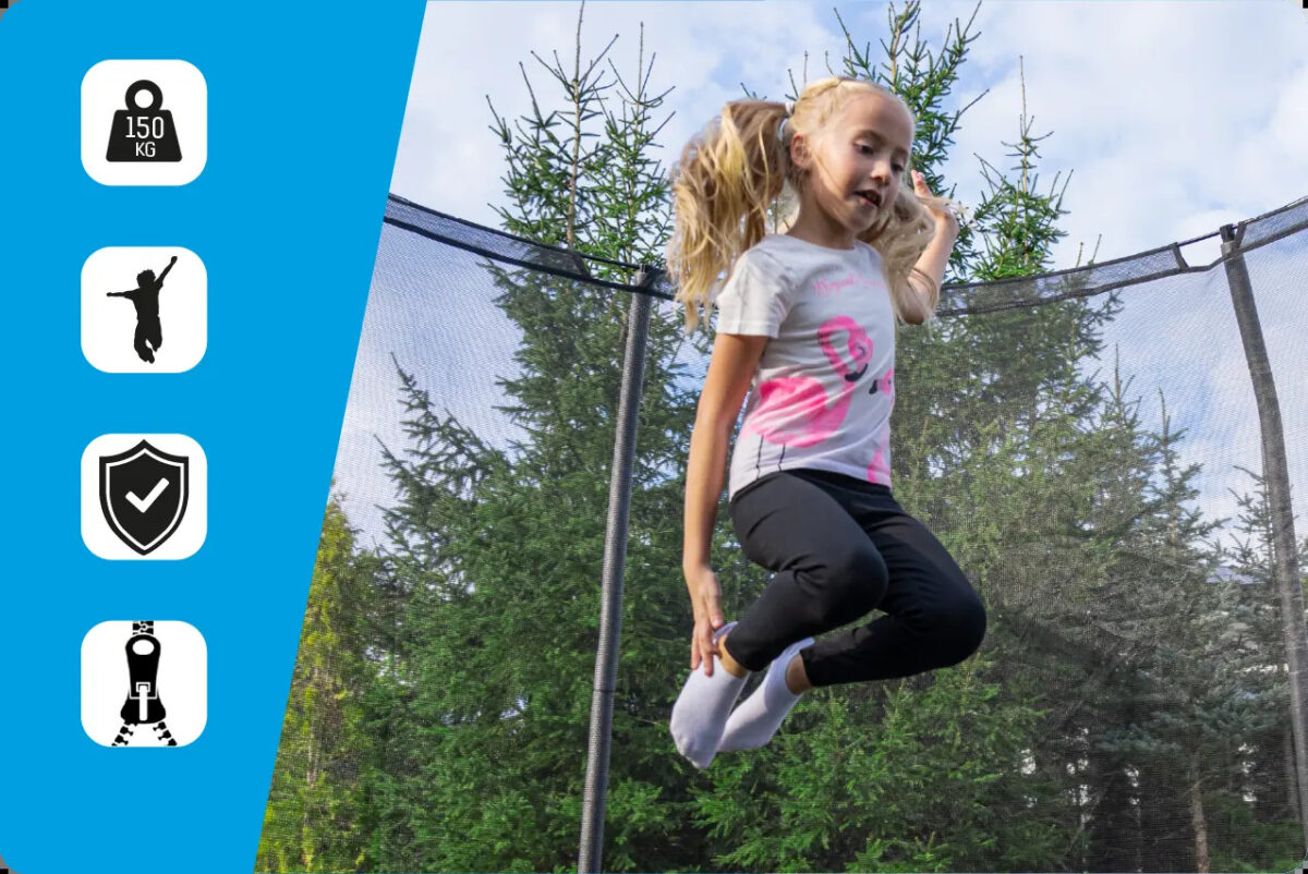 product_image_444668_614526-2 Батут THUNDER INSIDE ELITE з внутрішньою сіткою 14 футів 427 см чорний - Зображення 9