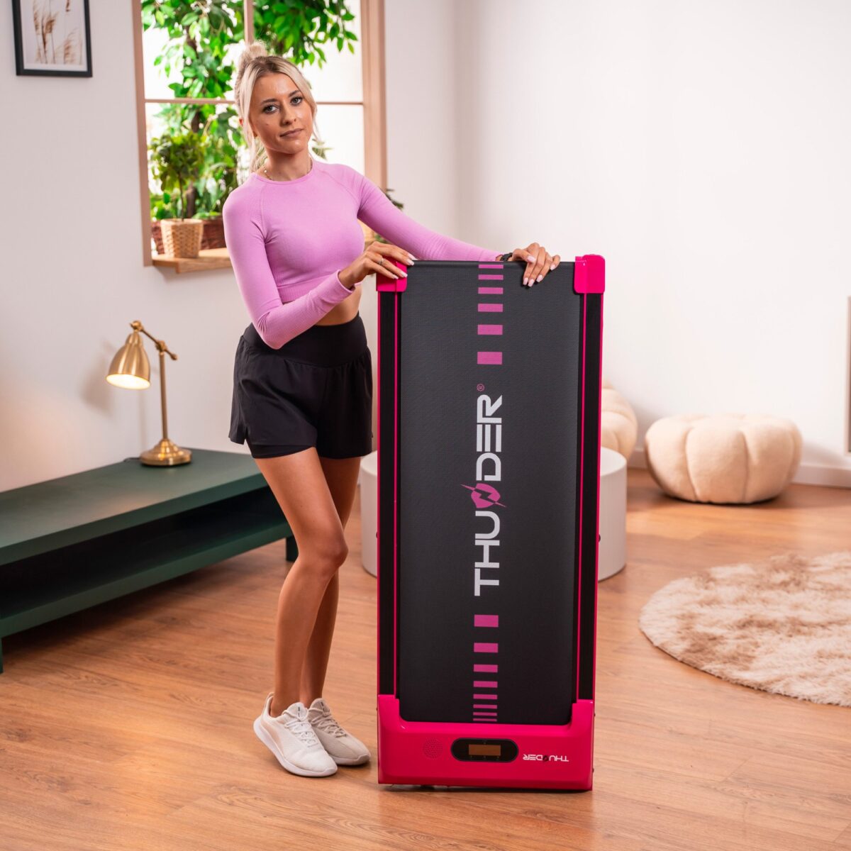 product_image_446135_627104-2 Бігова доріжка електрична THUNDER IDEA-PINK - Зображення 5