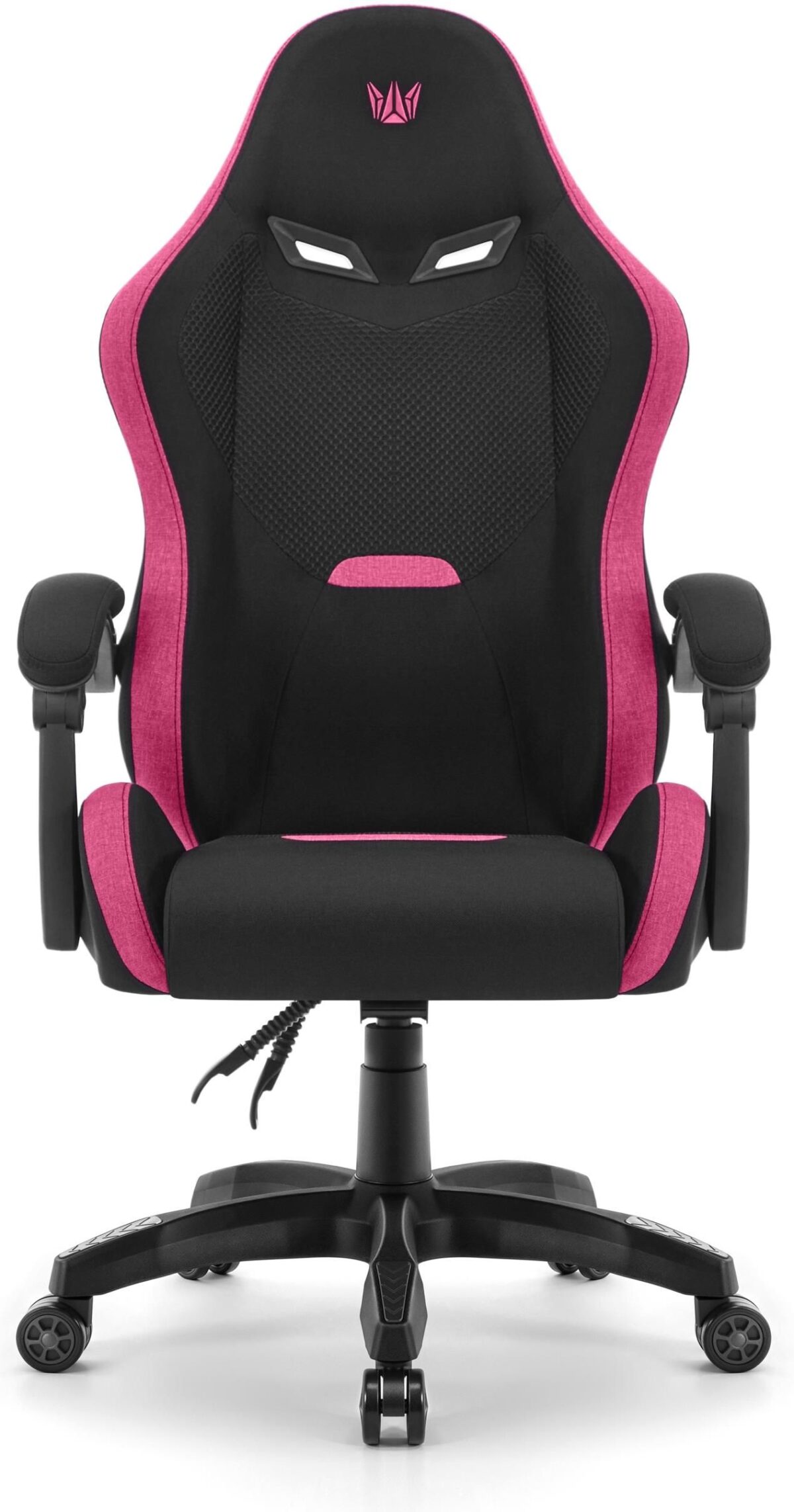 Геймерське крісло Hell's Chair HC-1012 Black Pink тканина - Зображення 3