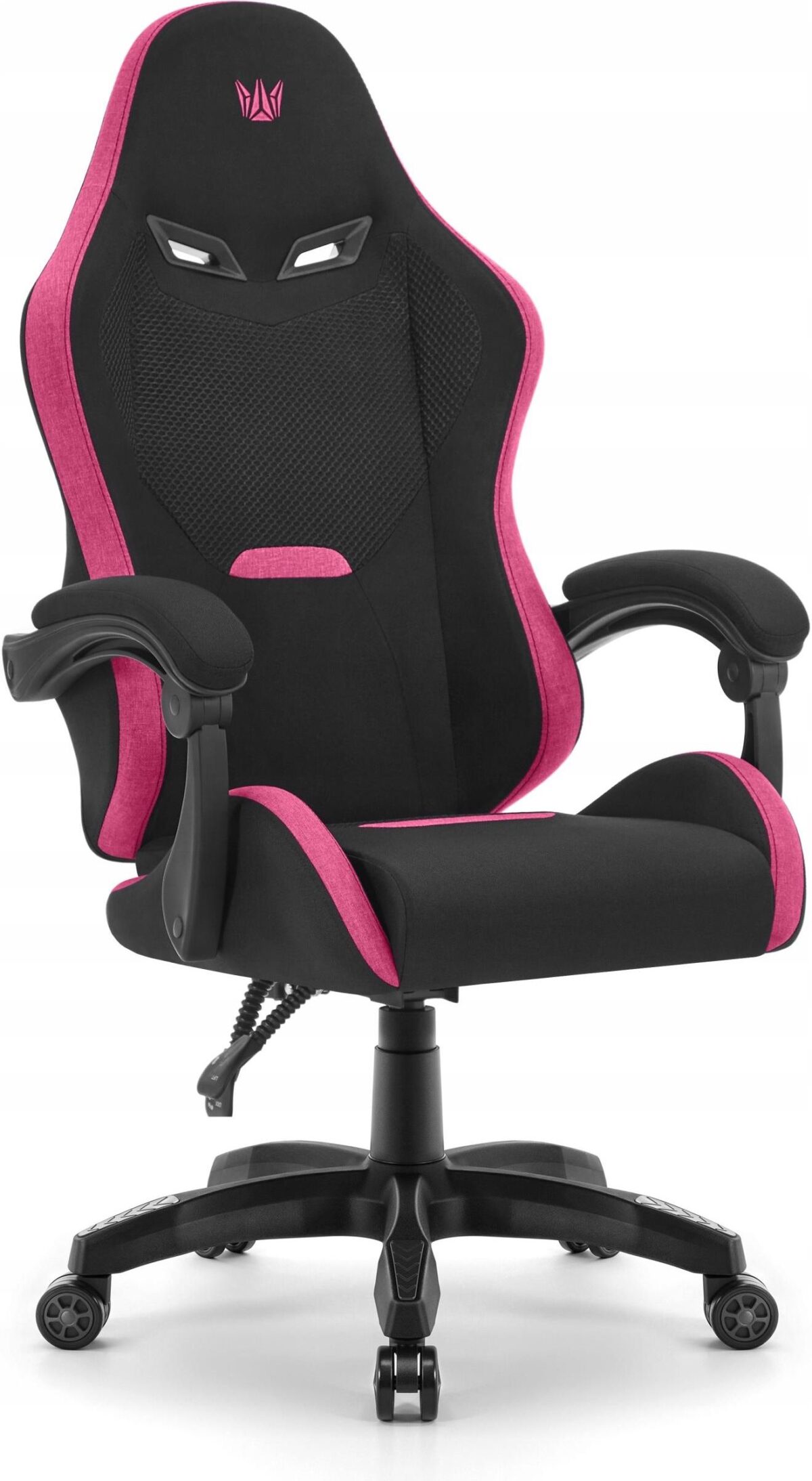 Геймерське крісло Hell's Chair HC-1012 Black Pink тканина - Зображення 5