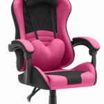 Геймерське крісло Hell's Chair Rainbow 2.0 Pink Black тканина