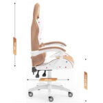 Геймерське крісло Hell's Chair Rainbow Biege екошкіра - Зображення 8