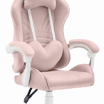 Геймерське крісло Hell's Chair Rainbow 2.0 Pink тканина