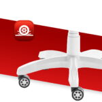 Геймерське крісло Hell's Chair HC-1014 Grey White тканина - Зображення 9