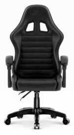 Геймерське крісло екошкіра Hell's Chair HC-1003 2.0 чорне - Зображення 4