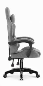 Геймерське крісло Hell's Chair HC-1003 2.0 Grey Black тканина - Зображення 6