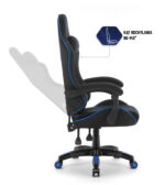 Геймерське крісло Hell's Chair HC-1008 Black Blue 2.0 тканина/сітка - Зображення 6