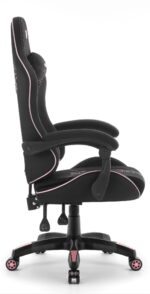 Геймерське крісло Hell's Chair HC-1008 Black Pink 2.0 тканина/сітка - Зображення 3