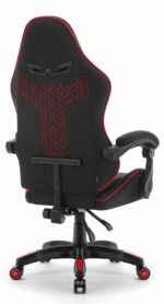 Геймерське крісло Hell's Chair HC-1008 Black Red 2.0 тканина/сітка - Зображення 6