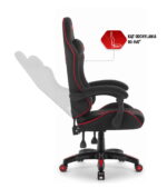 Геймерське крісло Hell's Chair HC-1008 Black Red 2.0 тканина/сітка - Зображення 7