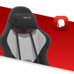 Геймерське крісло Hell's Chair HC-1012 Black Grey тканина - Зображення 6