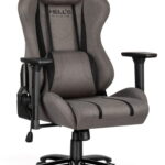 Геймерське крісло Hell's Chair HC-1013 Grey Black тканина