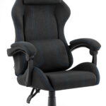 Геймерське крісло Hell's Chair HC-1014 Black Blue тканина