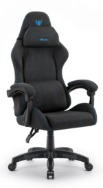 Геймерське крісло Hell's Chair HC-1014 Black Blue тканина
