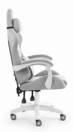 Геймерське крісло Hell's Chair HC-1014 Grey White тканина - Зображення 4