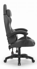 Геймерське крісло Hell's Chair HC-1014 Grey Black тканина - Зображення 4
