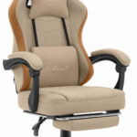 Геймерське крісло Hell's Chair HC-1015 Beige тканина