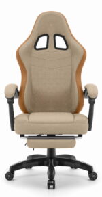 Геймерське крісло Hell's Chair HC-1015 Beige тканина - Зображення 4