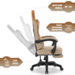 Геймерське крісло Hell's Chair HC-1015 Beige тканина - Зображення 9