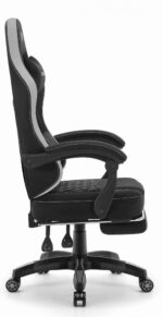 Геймерське крісло Hell's Chair HC-1015 Black Grey тканина - Зображення 6