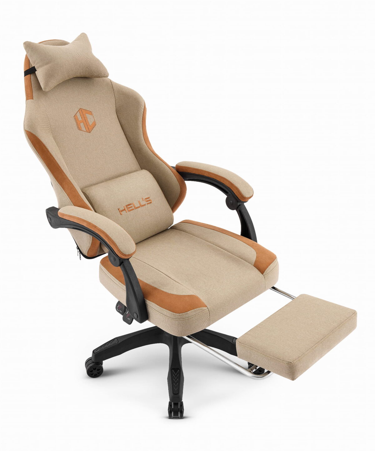 Геймерське крісло Hell's Chair HC-1016 Beige тканина - Зображення 6