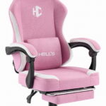 Геймерське крісло Hell's Chair HC-1016 Pink тканина