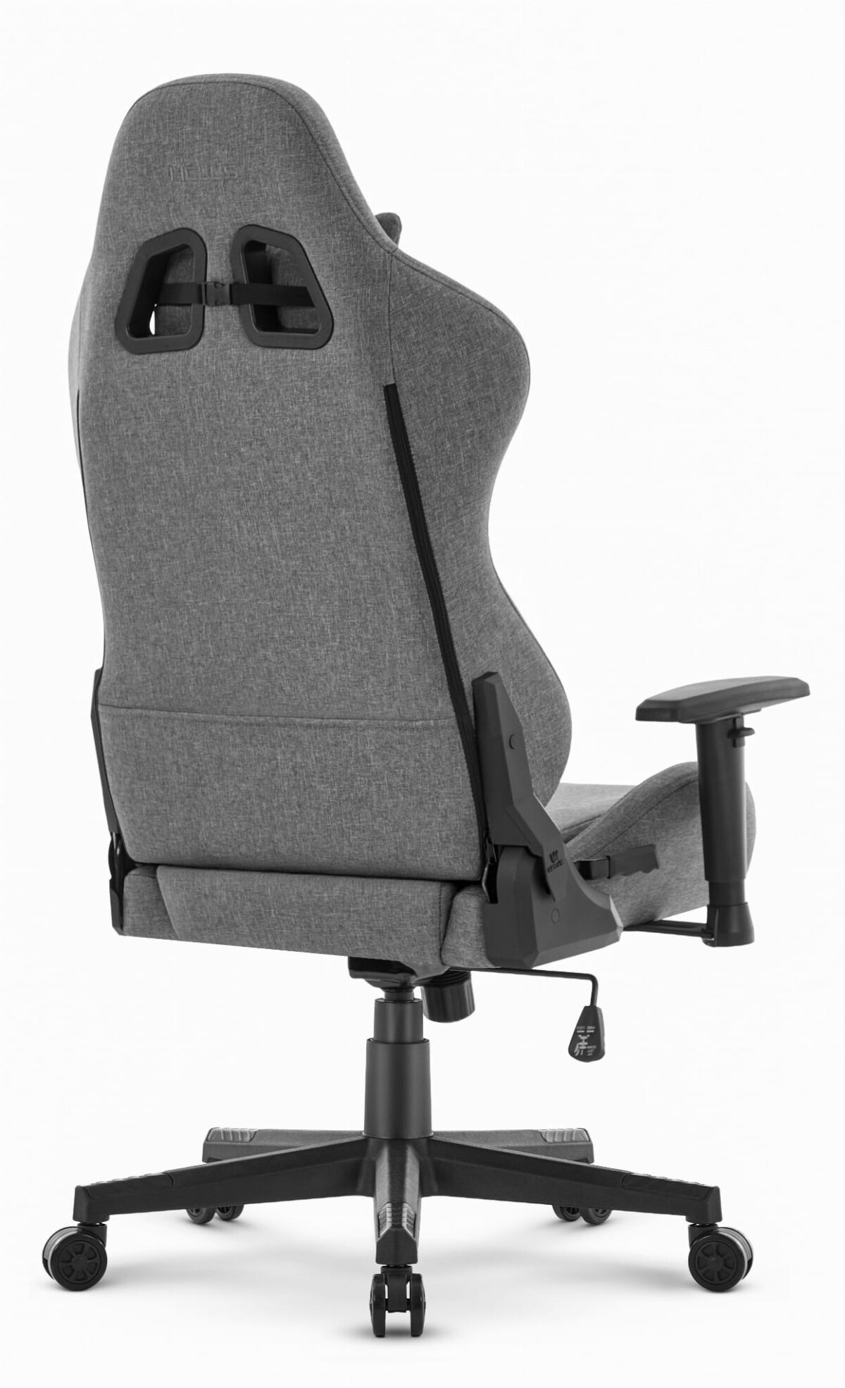 Геймерське крісло Hell's Chair HC-2000 Grey Black тканина - Зображення 5