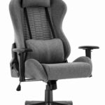 Геймерське крісло Hell's Chair HC-2000 Grey Black тканина