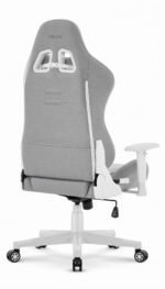 Геймерське крісло Hell's Chair HC-2000 Grey White тканина - Зображення 5