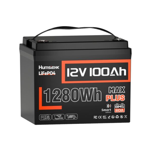 Акумулятор Humsienk 100Ah MAX PLUS LiFePO4 12V (HS12V100AH100MAXPLUS)