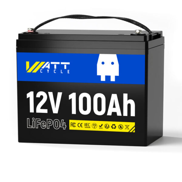 Акумулятор гелевий WattCycle LifePo4 12V 100Ah