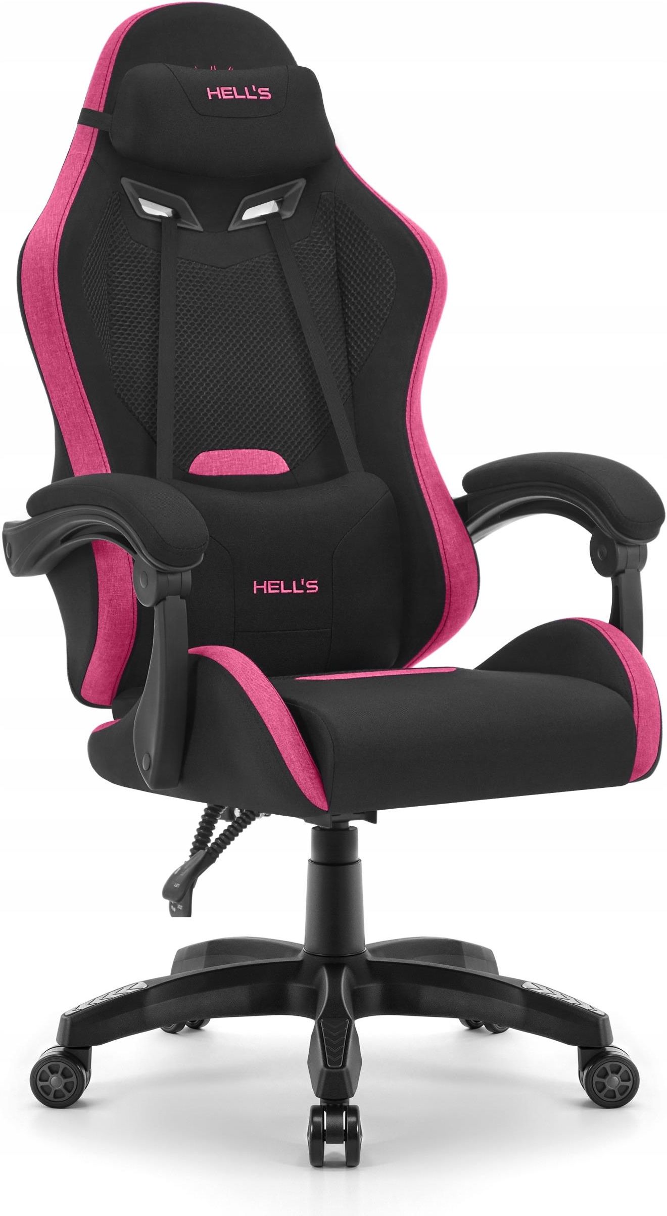 e6578a0d-08ea-4764-aa83-9a74e1f19436_i-hell-s-chair-hc-1012-czarny-rozowy-tkanina-5 Геймерське крісло Hell's Chair HC-1012 Black Pink тканина - Зображення 1