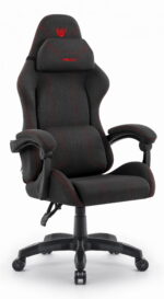 Геймерське крісло Hell's Chair HC-1014 Black  Red  тканина