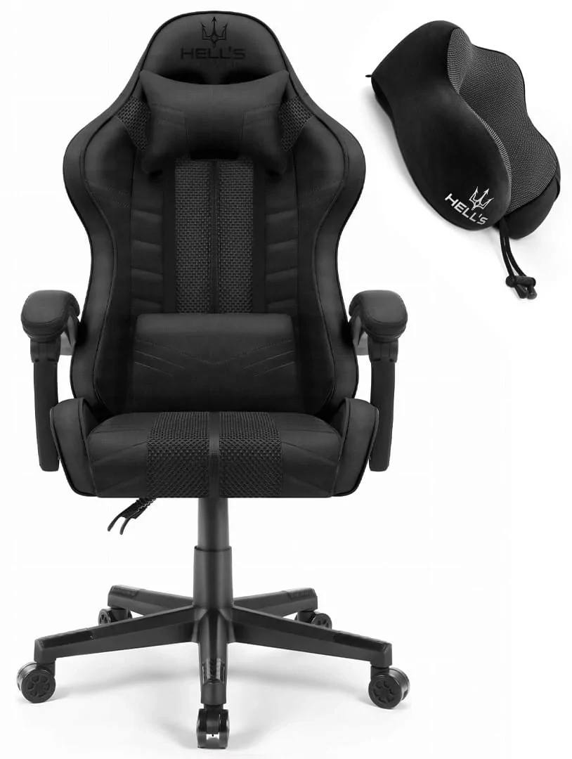 komp-yuterne-krislo-hell-s-chair-hc-1004-black-tkanina_bd0f17df3759737_1920x9000-1 Геймерське крісло тканина Hell's Chair HC- 1004 Black - Зображення 1