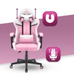 Геймерське крісло екошкіра Hell's Chair HC- 1004 PINK - Зображення 5