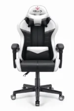 Геймерське крісло екошкіра Hell's Chair HC- 1004 White-Black - Зображення 6