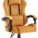 Геймерське крісло тканинне Hell's Chair HC-1000 Gold