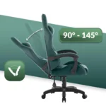 Геймерське крісло тканинне Hell's Chair HC-1000 Green - Зображення 2