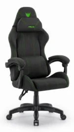 Геймерське крісло Hell's Chair HC-1014 Black Green тканина