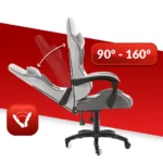 Геймерське крісло тканинне Hell's Chair HC-1000 Grey-Blaсk - Зображення 4