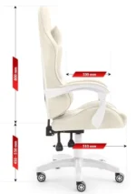 Геймерське крісло тканинне Hell's Chair HC-1000 Beighe - Зображення 5