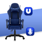 Геймерське крісло тканинне Hell's Chair HC-1000 Dark Blue - Зображення 5