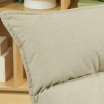 Обертове крісло Homcom 83B-380V00BG бежевого кольору - Зображення 5