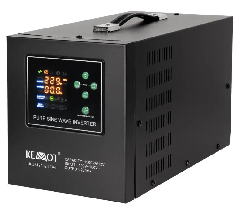 invertor-kemot-prosinus-1500-lfp4-12v-230v-1500va-1050vt-urz3427-12-lfp4-15728781054153 Блок аварійного живлення KEMOT PROsinus-1500 URZ3427-12-LFP4 - Зображення 1